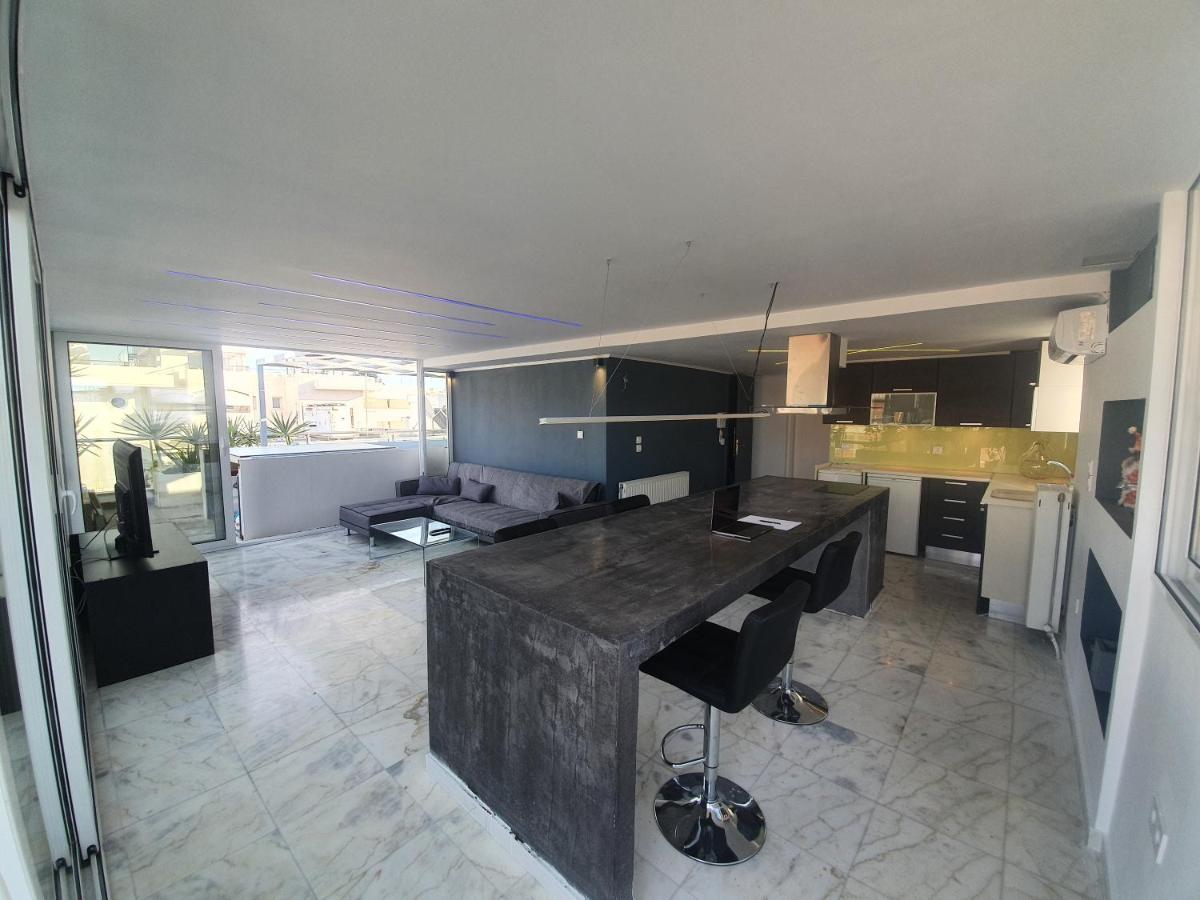 Citycenter Penthouse Mini Private Pool With Hydromassage And Great Town View Athena Bagian luar foto