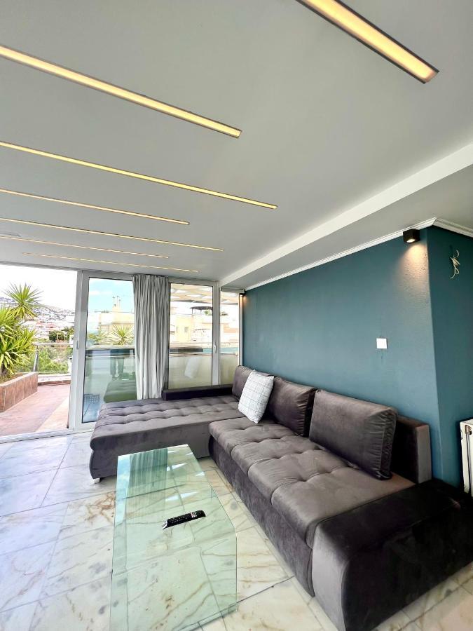 Citycenter Penthouse Mini Private Pool With Hydromassage And Great Town View Athena Bagian luar foto